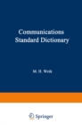 Image for Communications Standard Dictionary