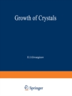Image for Growth of Crystals: Volume 14 : Vol.14