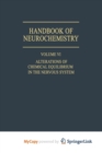 Image for Alterations of Chemical Equilibrium in the Nervous System