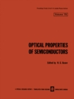 Image for Optical Properties of Semiconductors