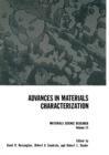 Image for Advances in Materials Characterization