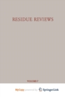 Image for Residue Reviews/Ruckstands-Berichte