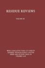 Image for Residue Reviews : Residues of Pesticides and Other Foreign Chemicals in Foods and Feeds