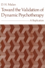 Image for Toward the Validation of Dynamic Psychotherapy: A Replication