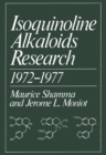 Image for Isoquinoline Alkaloids Research 1972-1977