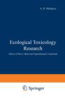Image for Ecological Toxicology Research