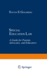 Image for Special Education Law: A Guide for Parents, Advocates, and Educators