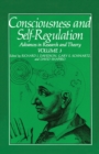 Image for Consciousness and Self-Regulation: Volume 3: Advances in Research and Theory : Vol.3