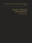 Image for Crystal Growth Bibliography: Supplement