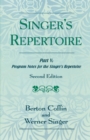 Image for The Singer&#39;s Repertoire, Part V: Program Notes for the Singer&#39;s Repertoire