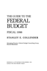 Image for The guide to the federal budget, fiscal 1998.
