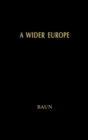 Image for A wider Europe: the process and politics of European Union enlargement