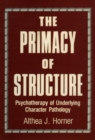 Image for The primacy of structure: psychotherapy of underlying character pathology