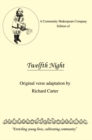 Image for Community Shakespeare Company Edition of Twelfth Night: Original Verse Adaptation by Richard Carter
