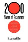 Image for 200 Years of Grammar