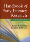 Image for Handbook of Early Literacy Research, Volume 3