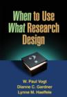 Image for When to Use What Research Design