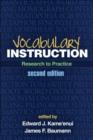 Image for Vocabulary instruction  : research to practice