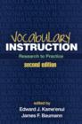 Image for Vocabulary instruction  : research to practice