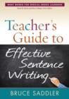 Image for Teacher&#39;s Guide to Effective Sentence Writing