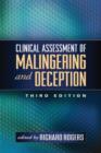 Image for Clinical assessment of malingering and deception