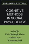 Image for Cognitive Methods in Social Psychology