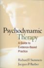 Image for Psychodynamic therapy  : a guide to evidence-based practice