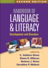 Image for Handbook of language and literacy  : development and disorders