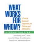 Image for What works for whom?: a critical review of treatments for children and adolescents