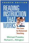Image for Reading instruction that works  : the case for balanced teaching
