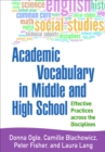 Image for Academic vocabulary in middle and high school: effective practices across the disciplines