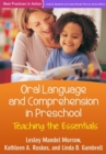 Image for Oral language and comprehension in preschool  : teaching the essentials