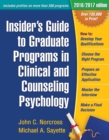 Image for Insider&#39;s guide to graduate programs in clinical and counseling psychology.