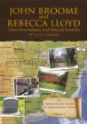 Image for John Broome and Rebecca Lloyd Vol. I: Their Descendants and Related Families 18Th to 21St Centuries