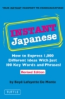 Image for Instant Japanese: Everything You Need in 100 Key Words