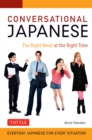 Image for Conversational Japanese: The Right Word at the Right Time
