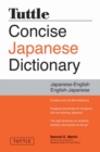 Image for Tuttle Concise Japanese Dictionary: Japanese-English English-Japanese