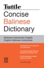 Image for Tuttle Concise Balinese Dictionary