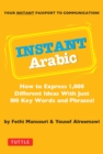 Image for Instant Arabic: how to express 1,000 different ideas with just 100 key words and phrases!