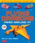 Image for Flying Dragons Paper Airplane Kit: 48 Paper Airplanes, 64 Page Book, 12 Original Designs, YouTube Video Tutorials