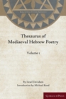 Image for Thesaurus of Mediaeval Hebrew Poetry (Volume 1)