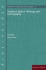 Image for Studies in Biblical Philology and Lexicography