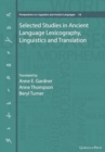 Image for Lexicography, Translation, and Text-Critical Matters in Hebrew, Greek, and Syriac