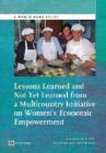Image for Lessons Learned and Not Yet Learned from a Multicountry Initiative on Women&#39;s Economic Empowerment