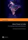 Image for More power to India  : the challenge of electricity distribution
