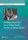 Image for Findings from the 2014 labor force survey in Sierra Leone