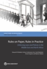 Image for Rules on paper, rules in practice  : reducing discretion and enforcing laws in the Middle and North Africa