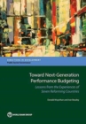 Image for Toward next-generation performance budgeting : lessons from the experiences of seven reforming countries