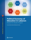 Image for Political economy of education in Lebanon