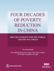 Image for Four decades of poverty reduction in China  : drivers, insights for the world, and the way ahead
